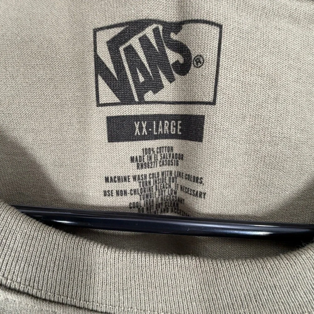 Vans Sting Wagon Short Sleeve Khaki T-Shirt XXL Mobile Infection Scorpion Car